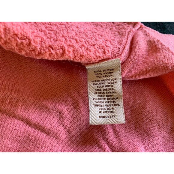 Sonoma Pink Textured Sweater Size XLarge Cotton/Polyester Womens Long Sleeve Kni - Picture 6 of 9